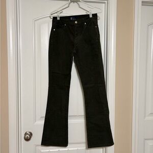 GAP Olive Corduroy Baby Boot Pants